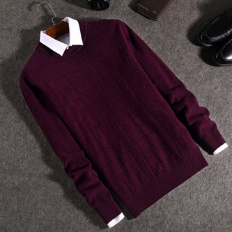Male Long-sleeved Casual Sweater